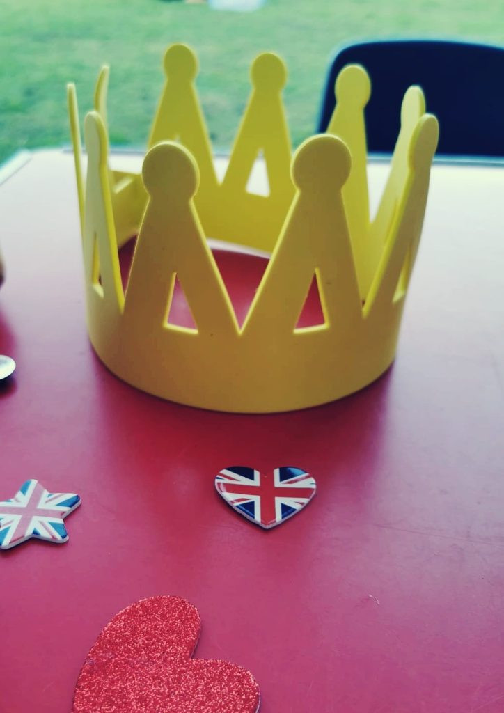 Crown and stickers