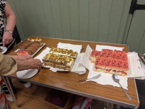 cakes on a table